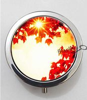 BlackKey Autumn Season 3-Compartment Decorative Pocket Gift Box Case Organizer for Pill, Color 1 -850