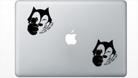 Felix Cat HenryDecal5550718 Set Of Two (2x) , Decal , Sticker , Laptop , Ipad , Car , Truck