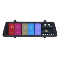 Vanpower F900 10 Inch Full Mirror Dual Lens FHD 1080P Car DVR Rearview Mirror Camera