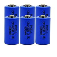 cr14250 3v Lithium Battery,1/2AA Size 3V Lithium Battery.6 Packs