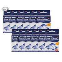 Instant Aid- Castile Soap Wipes (12 in 1 Pack) (Pack of 12) by Purest