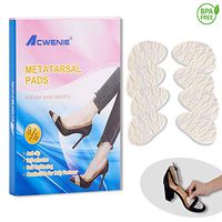 Metatarsal Pads - Ball of Foot Cushions for Women High Heels - One Size Fits All for Pain Relief, 4 Pairs