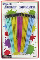 20-Pack Art Paint Brushes Case Pack 24 Computers, Electronics, Office Supplies, Computing