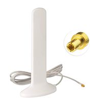 wlaniot 4G LTE Antenna Dual Band External High Gain 698-960/1710-2690MHZ 16dBi Omni Antenna With TS9 Connector 6.56ft Cable for Mobile Hotspot/WiFi Router/USB Modem/Security Camera