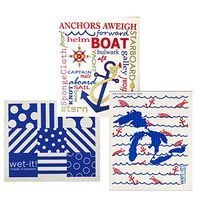 Wet-It! Swedish Dishcloth Set (Great Lakes, Set of 3)