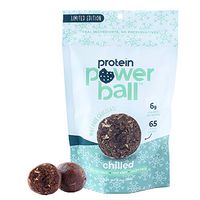 Protein Power Ball Healthy Snacks, Gluten Free, Dairy Free, Soy Free, Vegan Snack Energy Bites (Mint Dark Chocolate, 2 Pack)