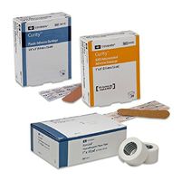 Curity - Adhesive Strip Curity - 1 X 3 Inch Plastic Rectangle Sheer Sterile - 50/Box - McK