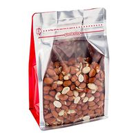Heat Seal Snack Bags, Food Bags, Candy Bags with Double Seal - Resealable Bag - Red - Food Saver - 7.9" x 4.9" - 100ct Box - Bag Tek - Restaurantware