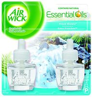 Air Wick Plug in Scented Oil Refill, Fresh Waters, 0.67oz, Essential Oils, Air Freshener
