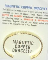 Pure Copper Tiny Magnets Bracelet Believed Offer Relief Certain Diseases