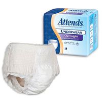 48APPNT30PK - Attends Overnight Protective Underwear with Leakage Barriers, Large 44 - 58