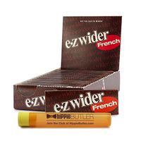 E-Z Wider French Rolling Papers (24 Packs/Box) with Hippie Butler KewlTube
