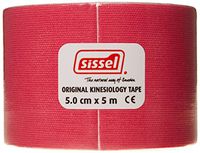 Sissel kinesiology Tape 5m x 5cm -Pink -for applicationn in therapy and sports - skin friendly-water resistant - corrects motion sequence (Pink)