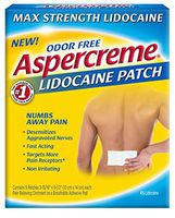 Aspercreme Max Strength Pain Relieving Lidocaine Patch , 3.94 x 5.5 -Inch (5 Count) - Pack of 2