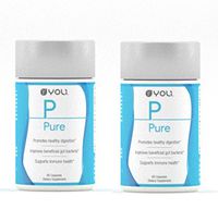 Yoli Pure - Digestive Capsules - Probiotics and Fiber That Supports Gastrointestinal Health (2 Bottles)