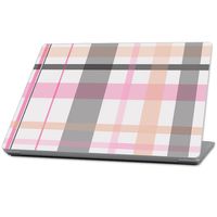 MightySkins Protective, Durable, and Unique Vinyl Decal wrap cover Skin for Microsoft Surface Laptop (2017) 13.3" - Plaid, Peach (MISURLAP-Plaid)
