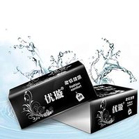 Bamboo Toilet Paper, Biodegradable Septic Safe Bath Tissue, Eco Friendly Fast Dissolving Soft 3 Ply Sheets - 6 Packs of 270 Sheets, Absorbent Bathroom Paper Tissue Napkin (Black, 6 Pack)