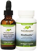 Native Remedies Triple Complex Sleep Tonic and MindSoothe ComboPack