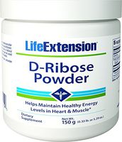 D-Ribose Powder, 150 GMS by Life Extension (Pack of 6)