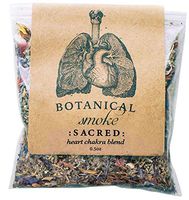 Anima Mundi Botanical Sacred Smoke - Organic Loose Herbal Blend with Mugwort, Rose Petals + Calendula Flowers (0.5oz)