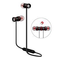 Bluetooth Stereo Earphones Sport Headset Black Compatible with Motorola Moto e6
