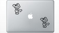 Super Mario 3 HenryDecal5550145 Set Of Two (2x) , Decal , Sticker , Laptop , Ipad , Car , Truck