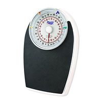 Physio Logic Pro Series Mechanical Analog Body Weight Bathroom Scale, Black