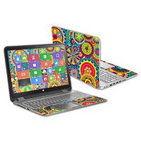 Mightyskins Skin Compatible with Hp Envy X360 15.6" - Flower Wheels | Protective, Durable, and Unique Vinyl Decal Wrap Cover | Easy to Apply, Remove, and Change Styles | Made in The USA