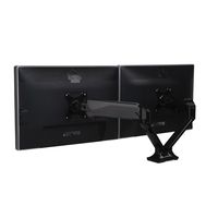 FlexiSpot Dual Monitor Mount, Gas Spring Desk Stand for Two 10"-27" Flat Screen (F6AD)