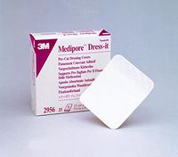 3m Medipore Dress-It Pre-Cut Dressing Covers 5.875 in. x 5.875 in.