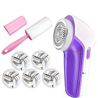 Chun li Lint Remover Electric Epilator Cloth Sofa Cleaner 5 Replaceable Stainless Steel Blade 1 Sticky Hair Easy To Remove Fluff Cotton Velvet Pills