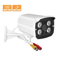 1080P AHD Security Camera HD 2.0MP Outdoor Surveillance AHD/CVI/TVI/CVBS CCTV Bullet Camera with IR Night Vision IP66 Weatherproof IR-Cut Noise Reduction