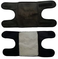 Binglinghua 1pair Adjustable Tennis Elbow Brace Self-Heating Magnetic Therapy Strap Pain Relief