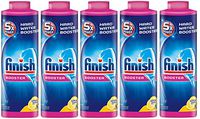 Finish Hard Water DishwasheraRUenH Powder Booster, 5X Power, Lemon Sparkle, 5Pack (14 oz)