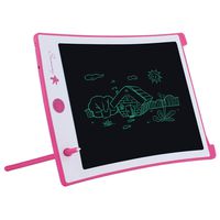LCD Writing Tablet, Electronic Drawing Board and Doodle Board Gifts for Kids at Home and School (Pink)