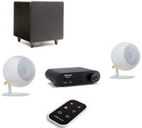 Orb Audio: Booster1 Micro Soundbar and Stereo Speaker System with EZ Voice - Remote Included - TV Sound Bar Alternative - Provides Crisp, Detailed Sound - Lifts Dialogue Above Background Noise