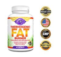 Best Thermogenic Fat Burner Weight Loss Pills Garcinia Cambogia Green Tea Extract Raspberry Ketones 800mg Green Coffee Bean Extract for Weight Loss Belly Fat Burners Supplement Lose Fast CB Essentials