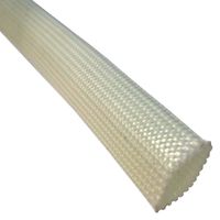5mm (0.19") Acrylic Coated Fiberglass Sleeving (Clear/Natural) - 100FT