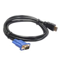 Huangou ❤❤ Adapter Cable ❤ Full HD 1080P HDMI Male to 15 Pin VGA Connector Adapter Converter Cable for HDTV (Black, 3M)