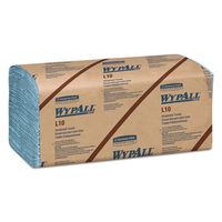WypAll 05120 L10 Windshield Wipers, Banded, 2-Ply, 9 3/10 x 10 1/2, 140/Pack, 16 Packs/Carton