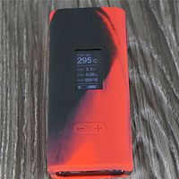Silicone Case for Joyetech Cuboid 150w TC Sleeve Skin Cover Wrap (Red/Black)