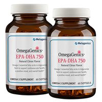 Metagenics OmegaGenics EPA-DHA 750 60 Softgels - TwinPak