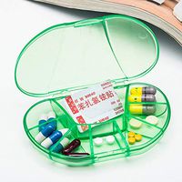 Sqkm-88 A Small Pill Box of 8 Plastic Seal Kits per Week - a Small Helper with a Handbag (Green)