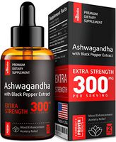 Ashwagandha Drops - Anti Anxiety Supplement - Natural Cortisol Support - Made in USA - Effective Adrenal Support & Cortisol Manager - Pure Ashwagandha Extract - Greatest Cortisol Health Mood Enhancer