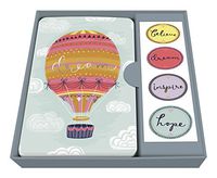 Studio Oh! Notecard Set with Stickers, Believe Dream Inspire