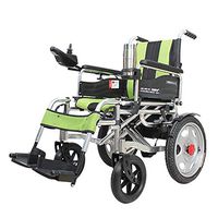 Electric Wheelchair Lightweight Wheelchair, Open/Fast-Fold Compact Electric Chair Drive with Power Or Manual Wheelchair 43Cm Wide Seat