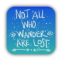 Not All Who Wander are Lost Sticker Vinyl Decal for Auto Cars Trucks Windshield Laptop RV Camper 4"
