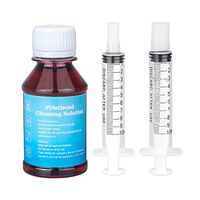 Printhead Cleaner, TBTeekk Inkjet Printer Cleaning Fluid for Canon Print Head Nozzles 100ml Cleaner Kit - Red