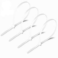 Cable Ties 10 Inch 200 Pack Electrical Nylon Cable Zip Ties White ...