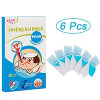 ifory 6 Sheets Fever Patch for Baby, Nontoxic Cool Pads for Kids Immediate, Cooling Relief from Fever Discomfort, Skin-Safe Cold Compresses of Instant Cooling